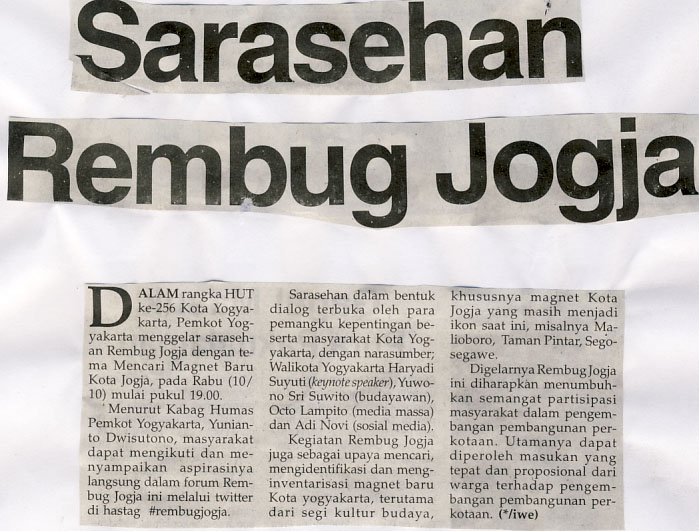 Kliping jogja terbaru